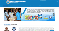 Desktop Screenshot of kenyaliteraturebureau.com